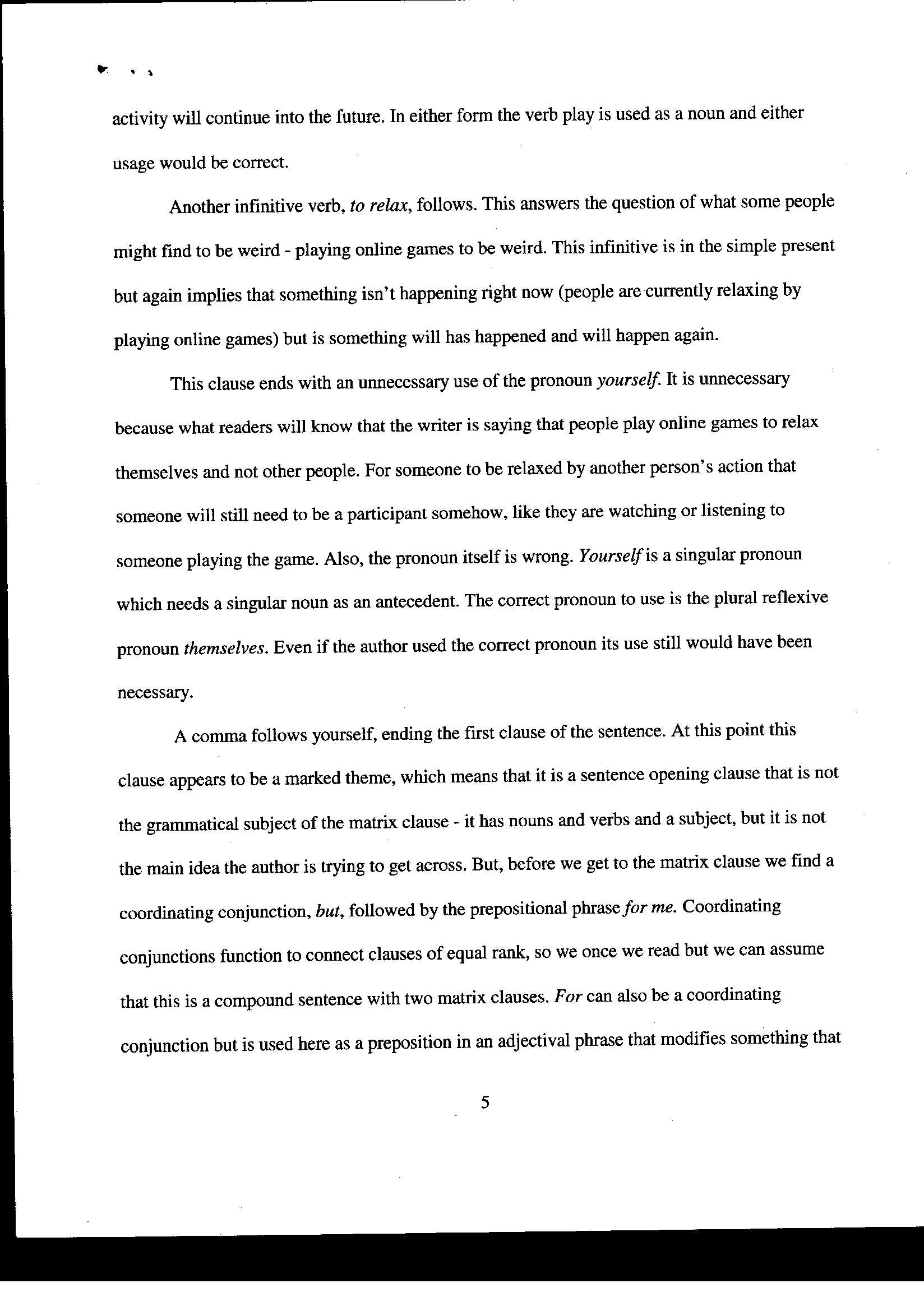 Teaching Grammar Final Project Page 5