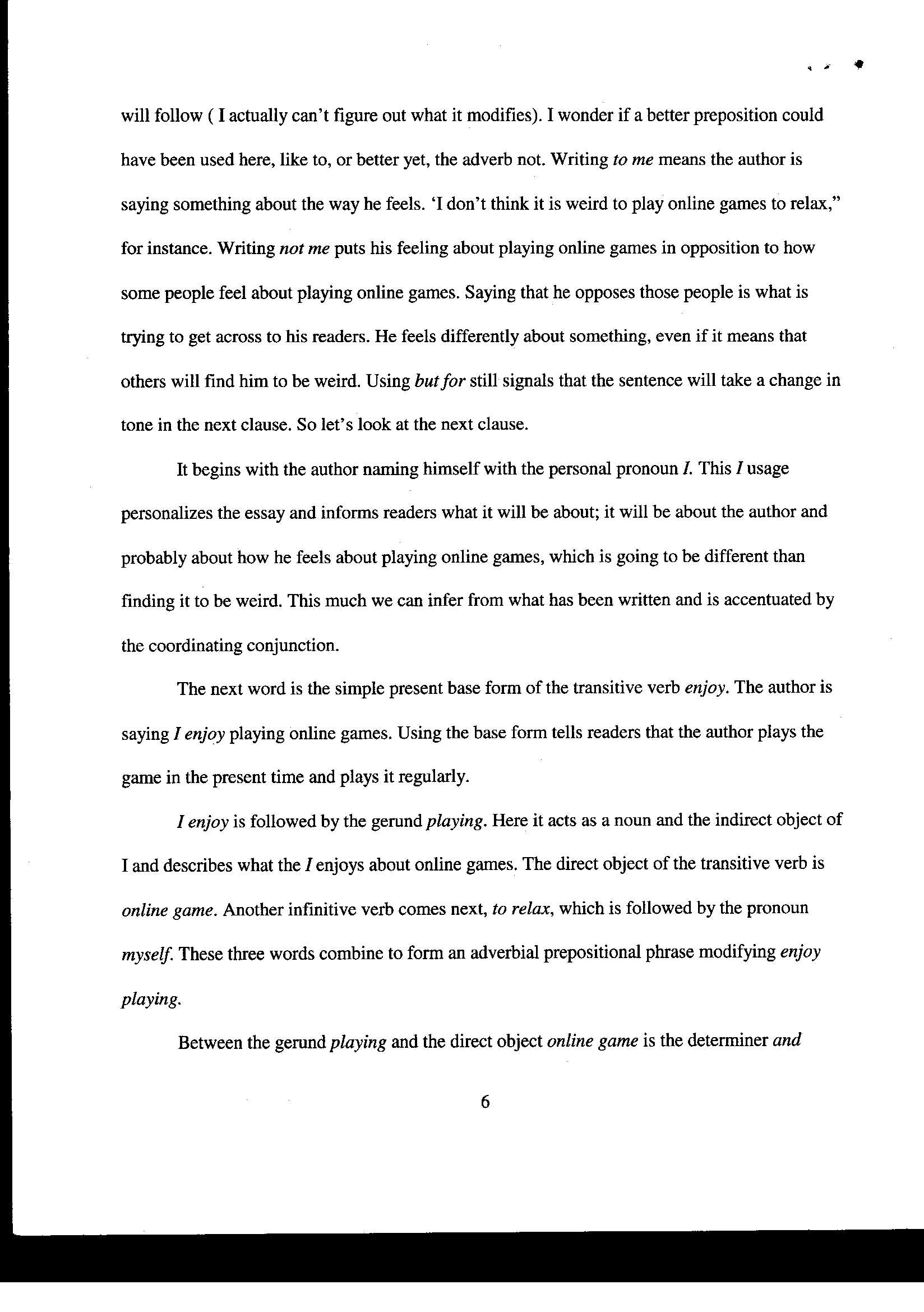 Teaching Grammar Final Project Page 6