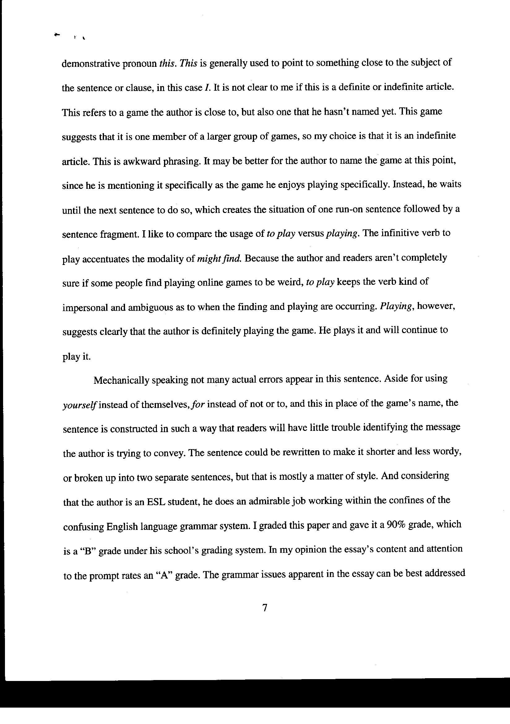 Teaching Grammar Final Project Page 7